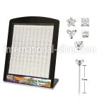 brzymc bend it to fit nose studs silver 925 belly button