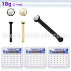bxbop2 nose bone surgical steel 316l nose