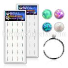 bxnr4 fake illusion body jewelry surgical steel 316l nose