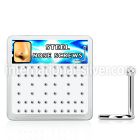 bxnsb18 surgical steel nose screws and nose studs nose piercing