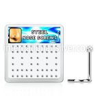 bxnsb surgical steel nose screws and nose studs nose piercing