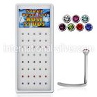 bxs106 l shape nose studs surgical steel 316l nose