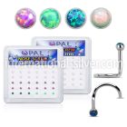 bxsop3 l shape nose studs surgical steel 316l nose