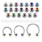 cb18jb3 surgical steel circular barbells ear othersear lobe ear otherseyebrow helix tragus piercing