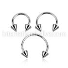 cb20cn horseshoes surgical steel 316l eyebrow