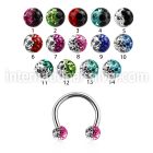 cbefr3e horseshoes surgical steel 316l belly button