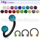 cbetf4 horseshoes anodized surgical steel 316l belly button