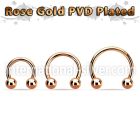 cbettb horseshoes anodized surgical steel 316l ear lobe