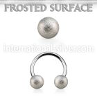 cbfo5 horseshoes surgical steel 316l ear lobe