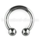cbr8 horseshoes surgical steel 316l belly button
