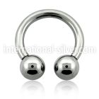 cbr8g horseshoes surgical steel 316l belly button