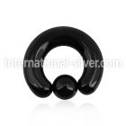 cbrt0 horseshoes anodized surgical steel 316l ear lobe