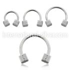 cbsdi horseshoes surgical steel 316l belly button