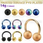 cbtfo6 horseshoes anodized surgical steel 316l ear lobe