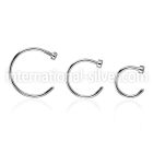 clns20 fake illusion body jewelry surgical steel 316l nose