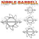 cnnp103 straight barbells surgical steel 316l nipple