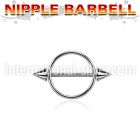 cnnpe5 straight barbells surgical steel 316l nipple