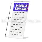 dac50 displays acrylic body jewelry belly button