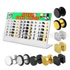 dacb133 cheaters  illusion plugs and tapers anodized surgical steel 316l ear lobe