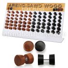 dacb168 cheaters  illusion plugs and tapers organic body jewelry ear lobe