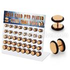 dacb215 cheaters  illusion plugs and tapers anodized surgical steel 316l ear lobe