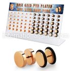 dacb217 cheaters  illusion plugs and tapers anodized surgical steel 316l ear lobe