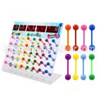 dacb99 straight barbells acrylic body jewelry tongue