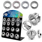 dapg186b tunnels gauges surgical steel 316l ear lobe