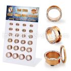 dapg188 tunnels gauges anodized surgical steel 316l ear lobe