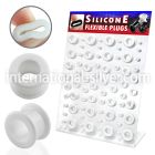 dapg22 tunnels gauges silicon body jewelry ear lobe