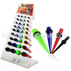 dapg46d board of colorful acrylic uv taper with double o ring