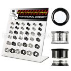 dapg57 tunnels gauges surgical steel 316l ear lobe