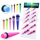 dapg82 tapers acrylic body jewelry ear lobe