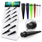 dapg86 tapers acrylic body jewelry ear lobe