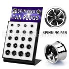 dffat tunnels gauges surgical steel 316l ear lobe