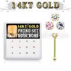 dgnb12 nose bone gold nose