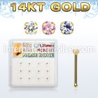 dgnb23 nose bone gold nose