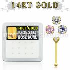 dgnb2 nose bone gold nose