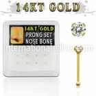 dgnb7 nose bone gold nose