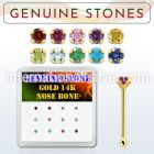 dgnb8 nose bone gold nose