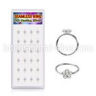 dhfc24s 925 silver nose hoops nose piercing