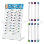 dind18 straight barbells surgical steel 316l 