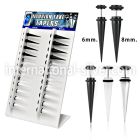 divtp2 cheaters  illusion plugs and tapers acrylic body jewelry belly button