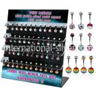 dmcd12 belly rings anodized surgical steel 316l belly button