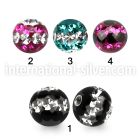 dmfr6 loose body jewelry parts surgical steel 316l belly button