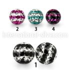 dmfr8 loose body jewelry parts surgical steel 316l belly button