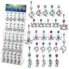 dmix12 belly rings surgical steel 316l belly button