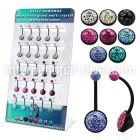 dmix20 bio flex & ptfe belly bananas belly piercing