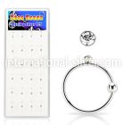 dnsc9 nose hoop silver 925 nose