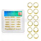 dnsm102 fake illusion body jewelry silver 925 septum